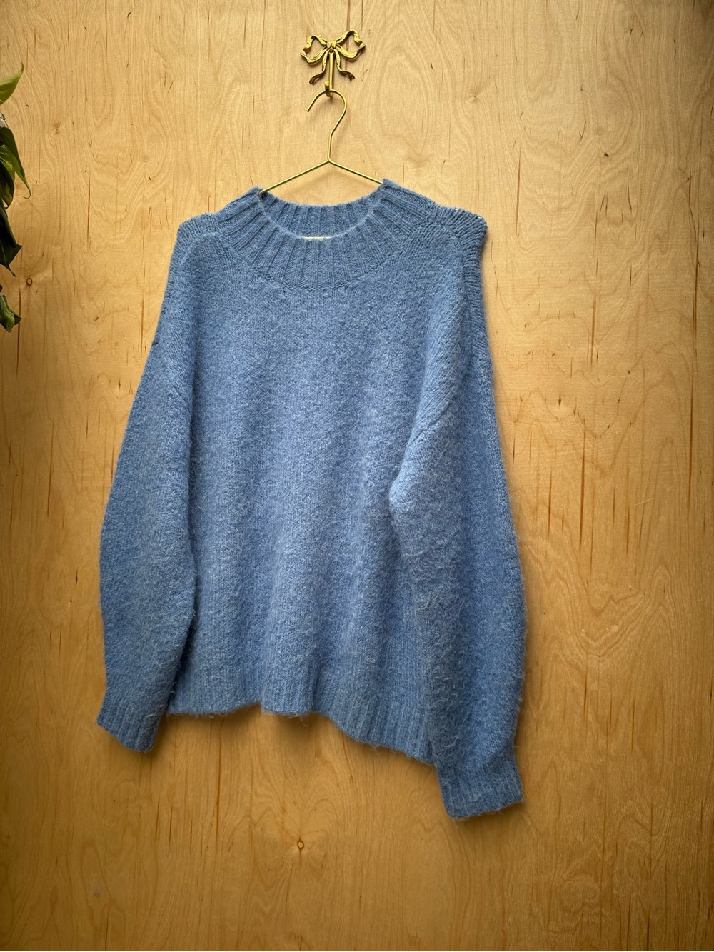 ANTHRO PISTOLA Carlen Mock Neck Sweater Blue S - Picture 6 of 9